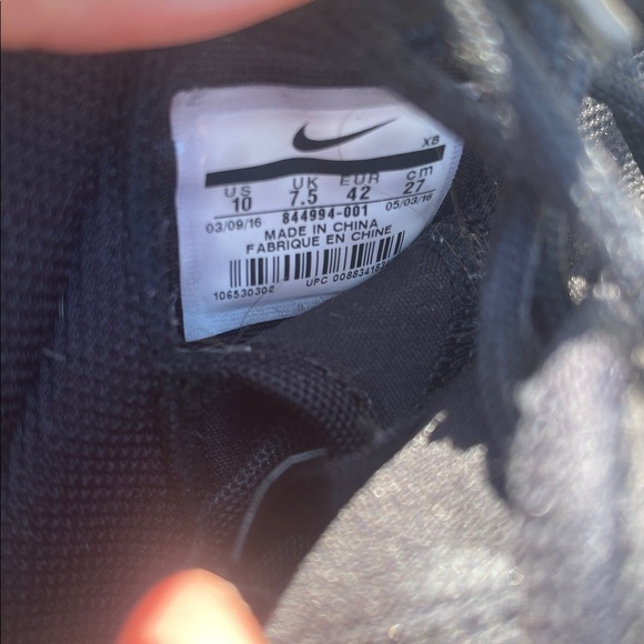 Black Athletic nike roshe run Sneakers - Picture 4 of 4